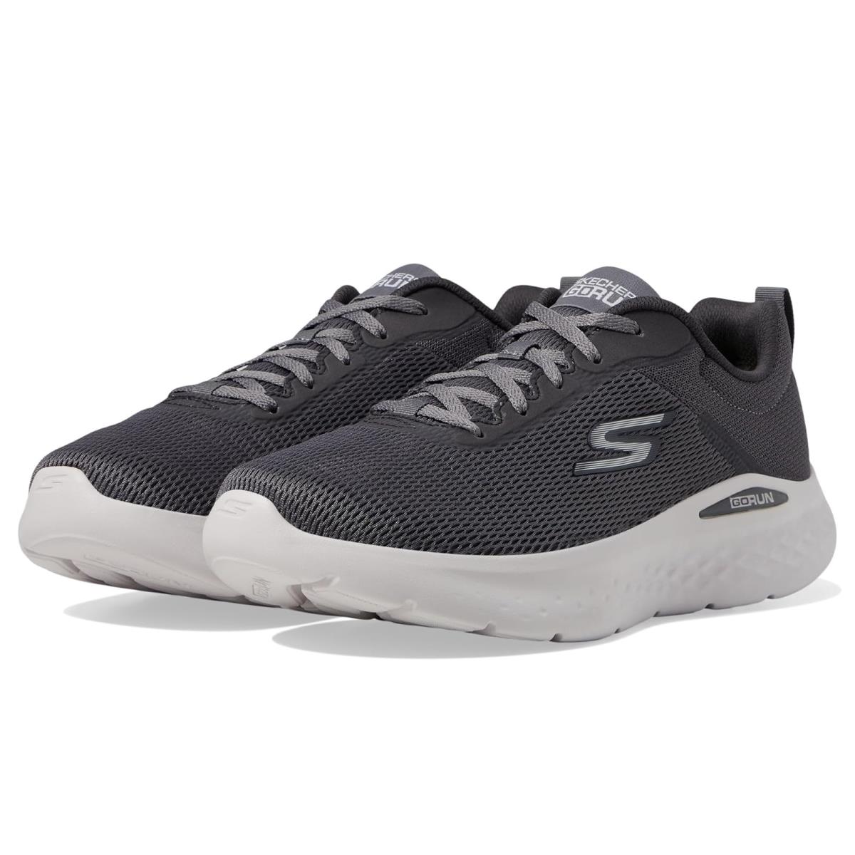 Man`s Sneakers Athletic Shoes Skechers Go Run Lite - Quick Stride - Gray