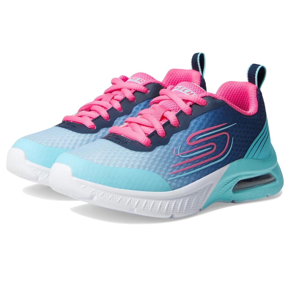 Girl`s Shoes Skechers Kids Microspec Max Plus - Echo Speed Little Kid/big Kid