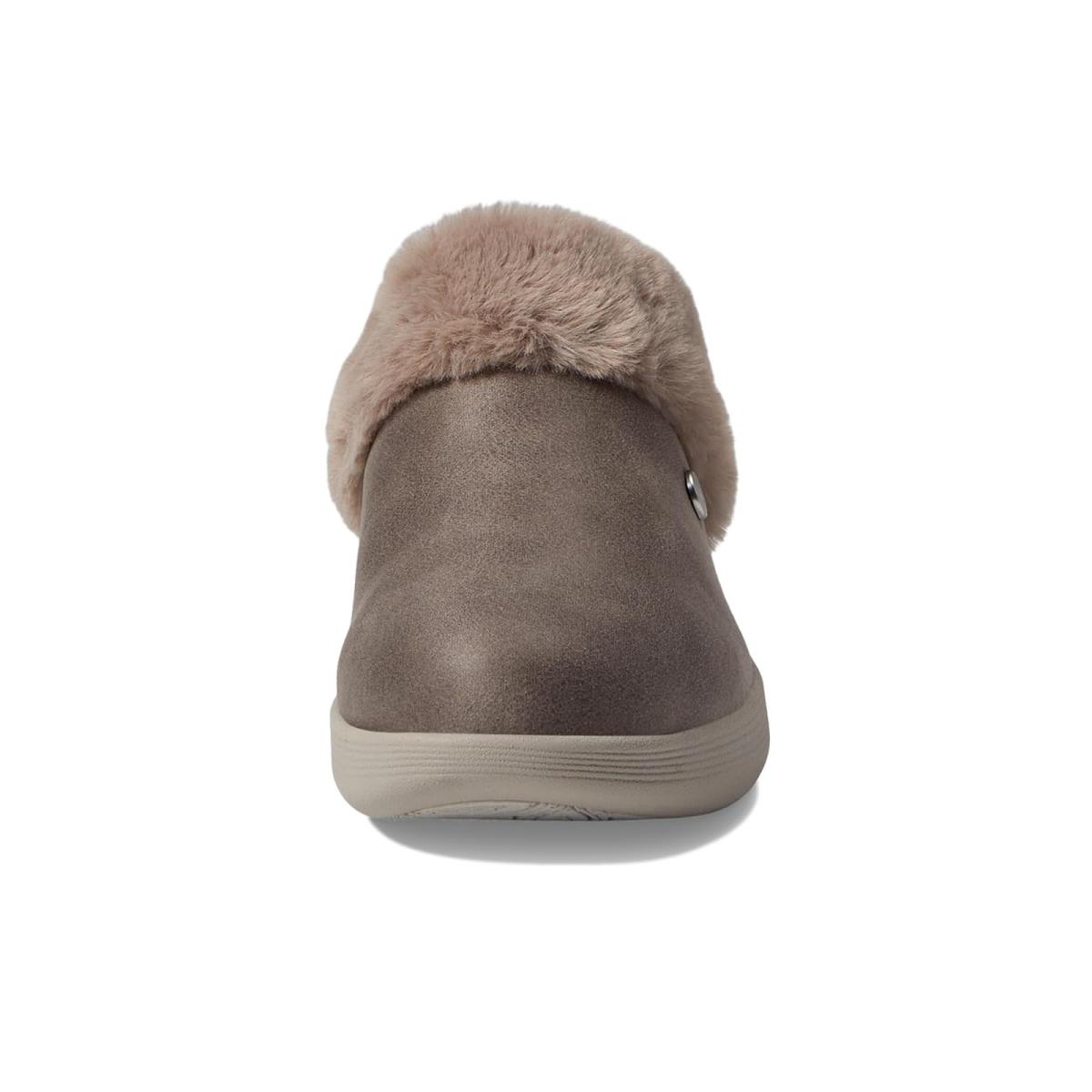 Woman`s Clogs Skechers Martha Stewart - Pier Lite - Cozy High Dark Taupe