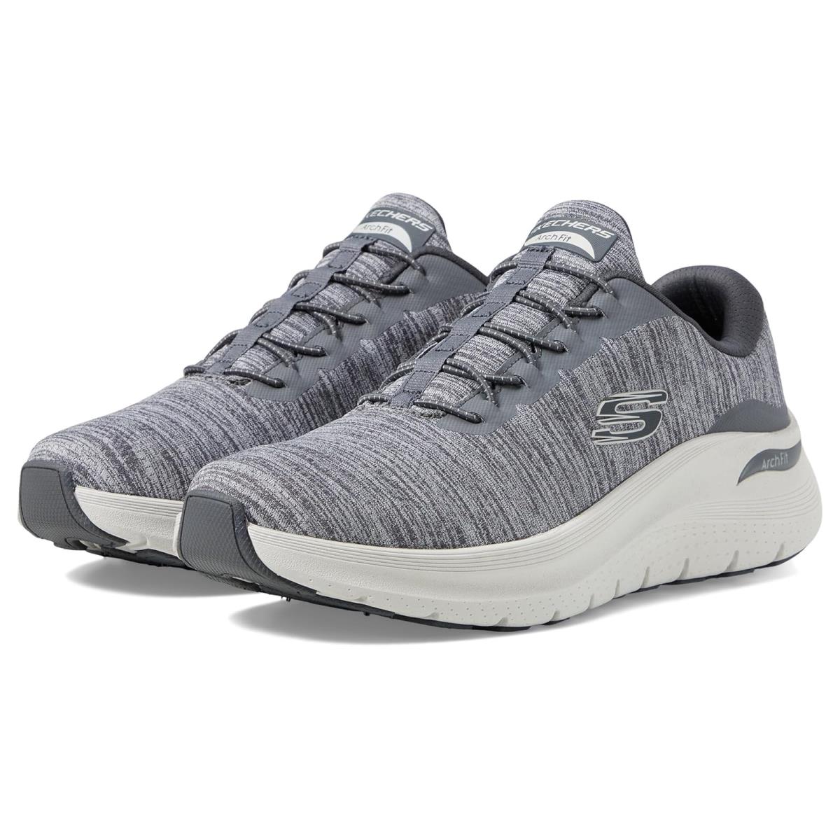 Man`s Sneakers Athletic Shoes Skechers Arch Fit 2.0 Upperhand Gray