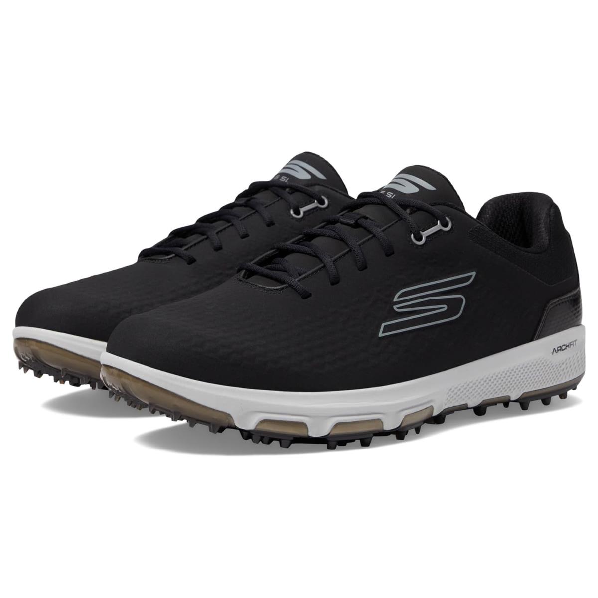 Man`s Sneakers Athletic Shoes Skechers GO Golf Pro 6 SL - Black/Grey