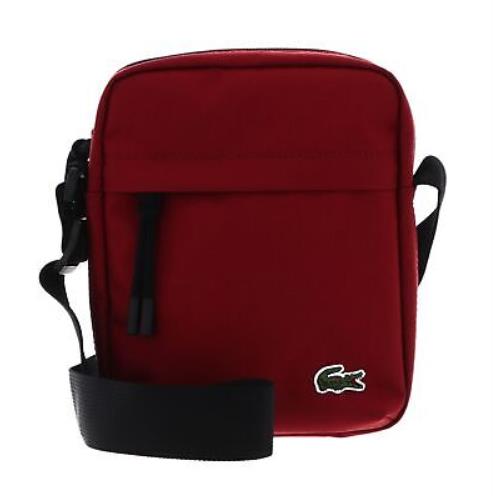 Men`s Lacoste Andrinople Red Vertical Camera Cross Body Bag
