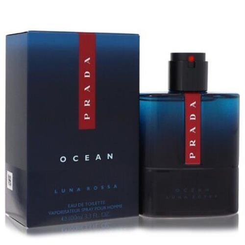 Prada Luna Rossa Ocean by Prada Eau De Toilette Spray 3.4 oz For Men