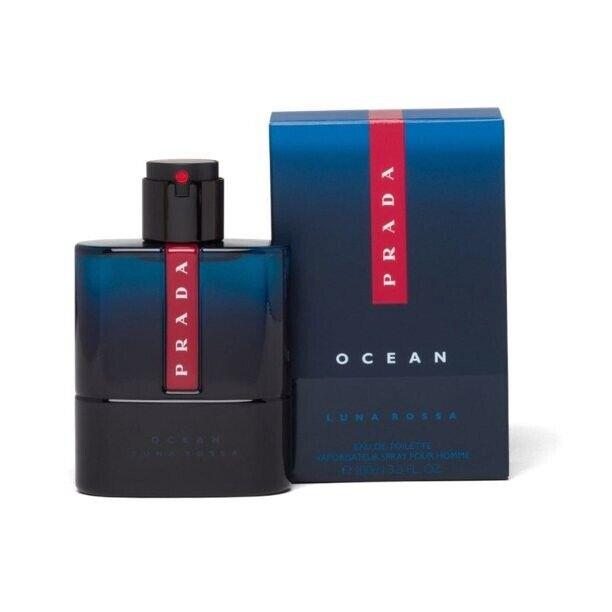 Prada Luna Rossa Ocean 100ML 3.4.Oz Edt Spray For Men