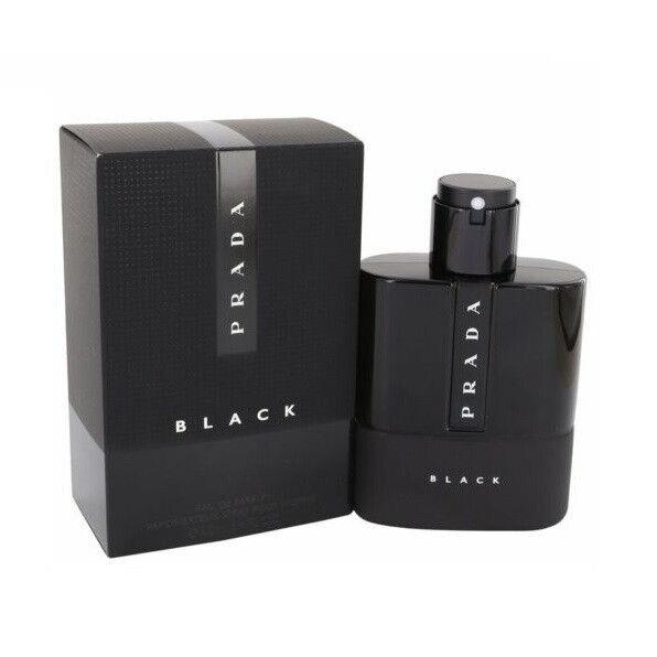 Prada Luna Rossa Black Men 3.4 oz 100 ml Eau De Parfum Spray