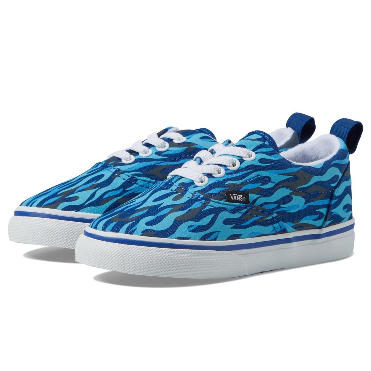 Children Unisex Shoes Vans Kids Era Elastic Lace Infant/toddler - Blue/Black