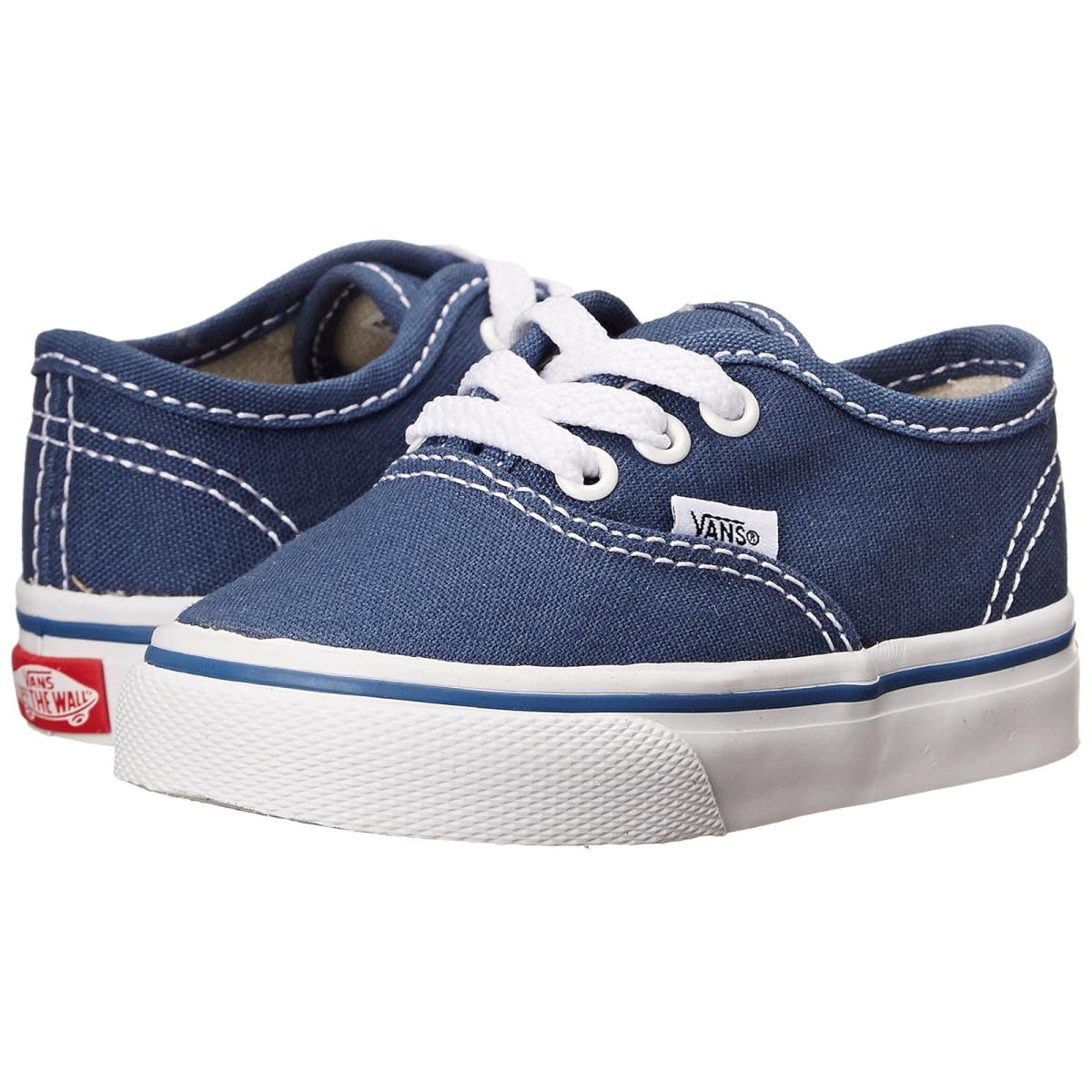 Children Unisex Sneakers Athletic Shoes Vans Kids Core Toddler Navy