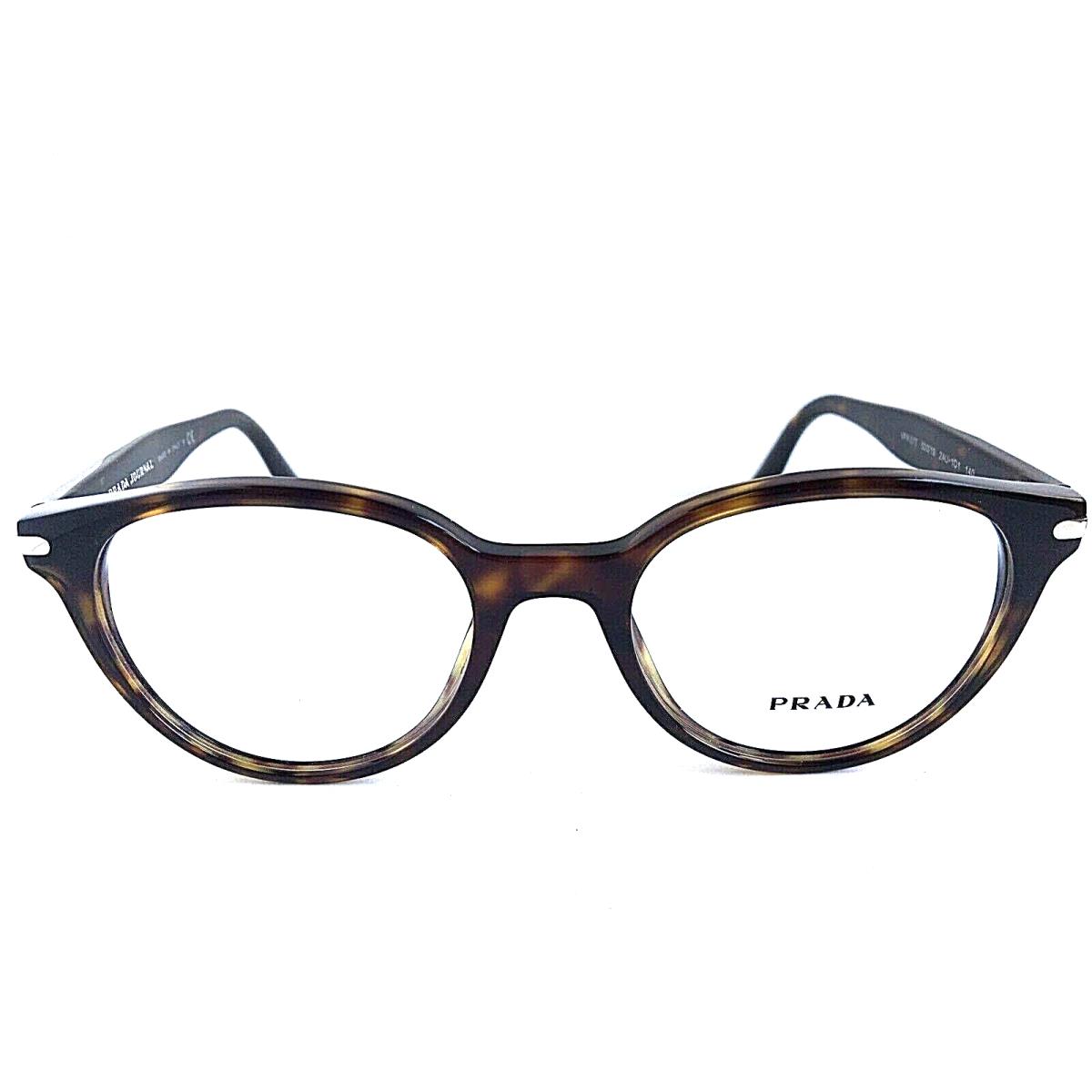 Prada Vpr 0T7 2AU-1O1 50mm Round Tortoise Women`s Eyeglasses Frame 4 - Frame: