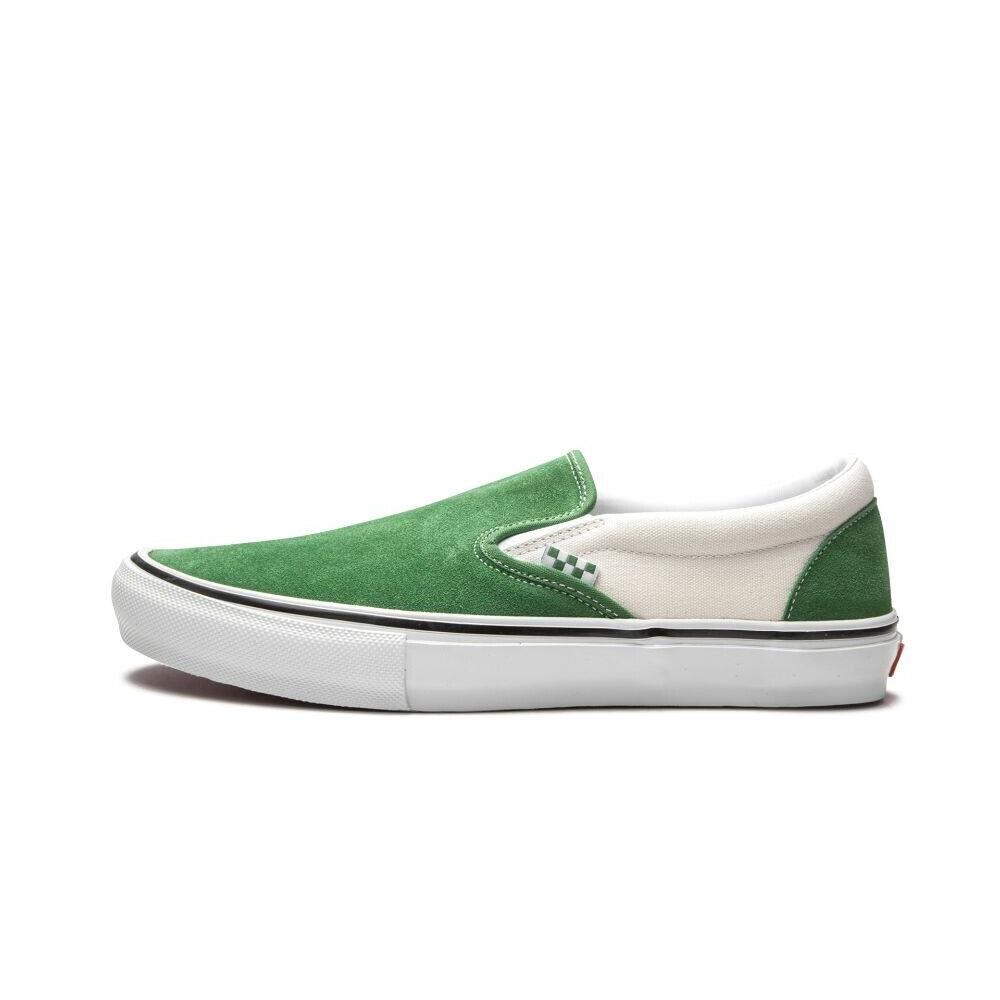 Vans Skate Slip-on Juniper / White VN0A5FCA3JD Shoes - Juniper