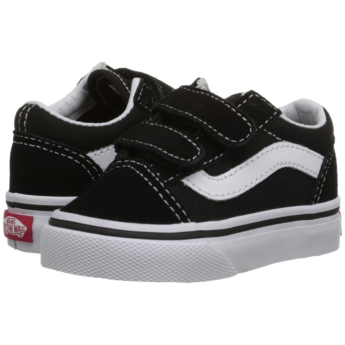 Children Unisex Shoes Vans Kids Old Skool V Core Toddler Black