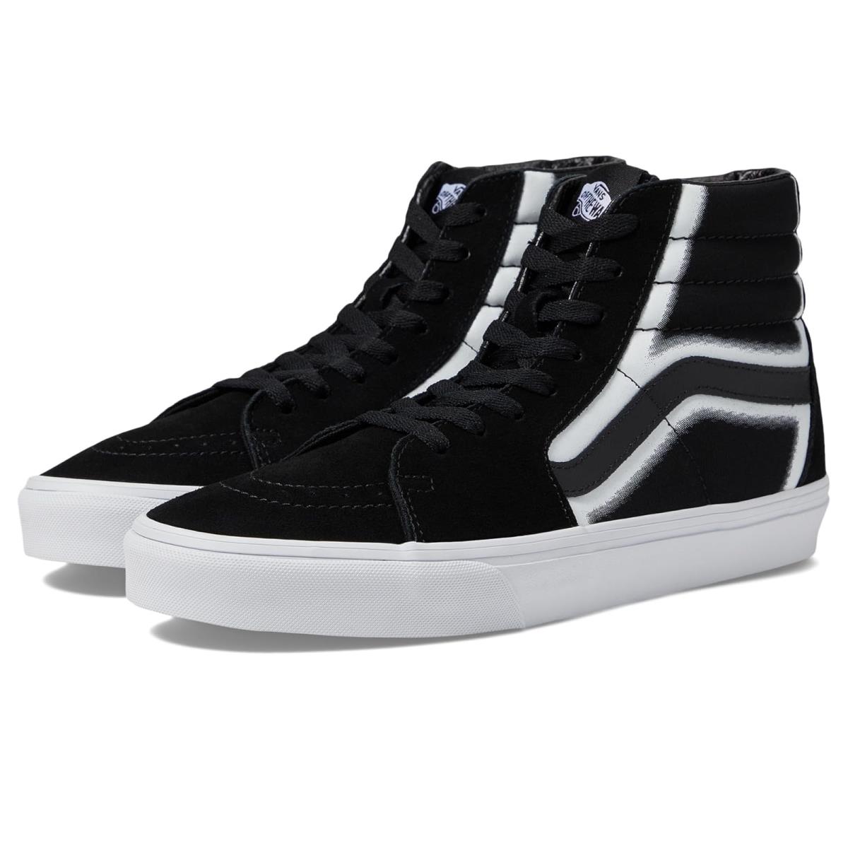 Unisex Sneakers Athletic Shoes Vans Sk8-hi Fade Black