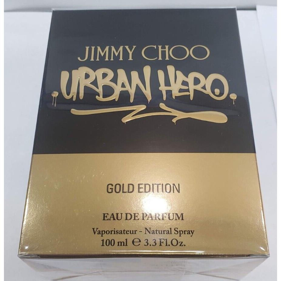 Jimmy Choo Urban Hero Gold Edition Men Parfum Spray 3.3 OZ / 100 ML