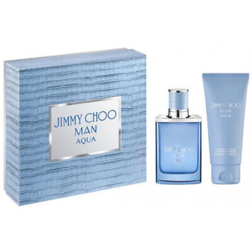Jimmy Choo Men`s Man Aqua Gift Set Fragrances 3386460133210