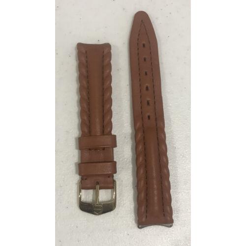 Strap For Tag Heuer `6000` Ladies Brown Leather with Tang Buckle 18mm