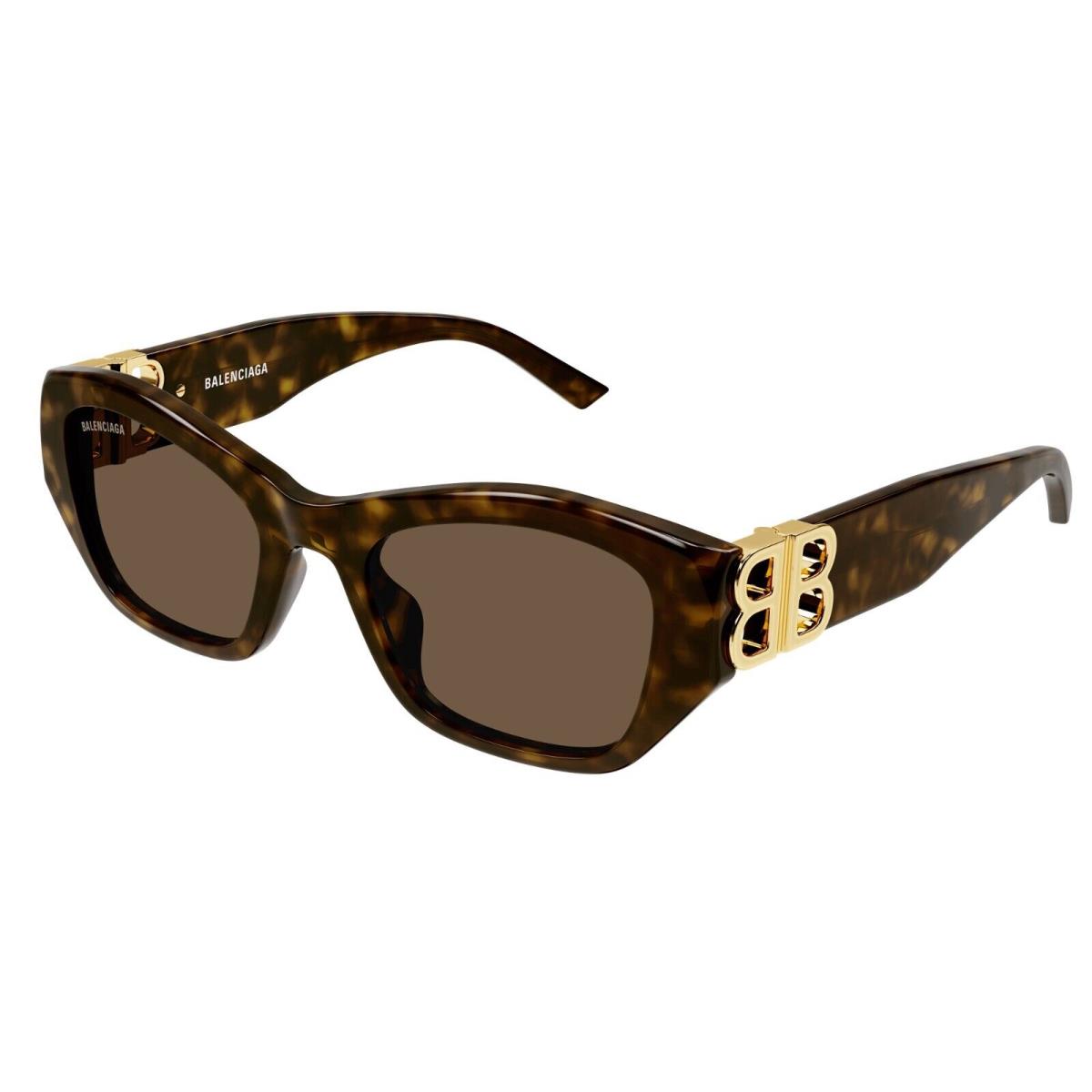 Balenciaga BB0311SK Havana/brown 002 Sunglasses