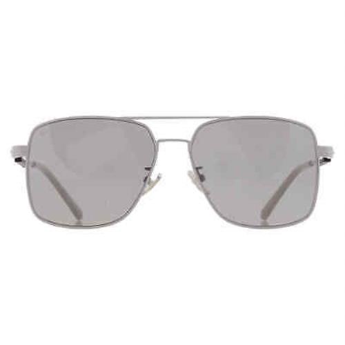 Balenciaga Grey Navigator Men`s Sunglasses BB0116SA 004 59 BB0116SA 004 59