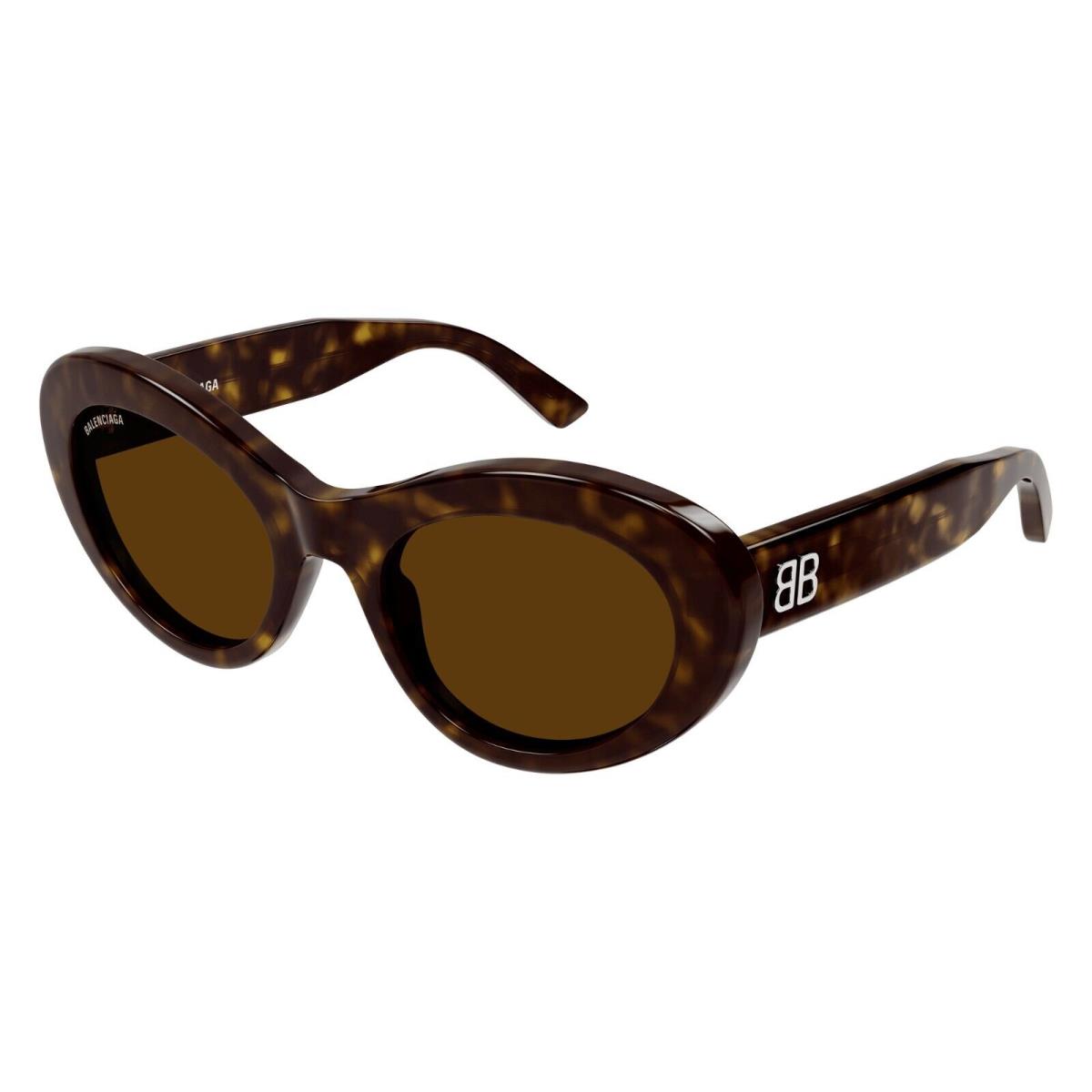 Balenciaga BB0294S Havana/brown 002 Sunglasses