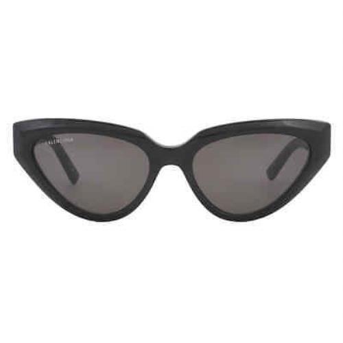Balenciaga Grey Cat Eye Ladies Sunglasses BB0270S 001 56 BB0270S 001 56