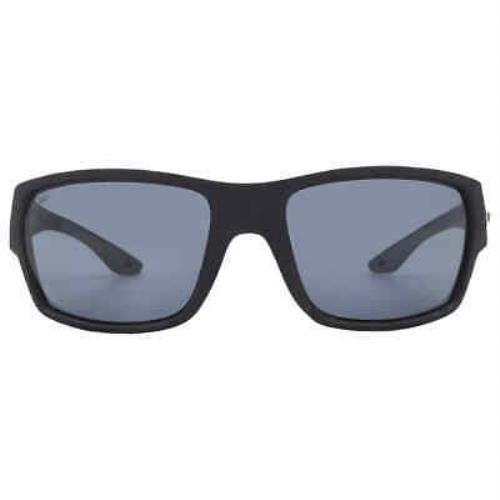 Costa Del Mar Tailfin Grey Polarized Polycarbonate Rectangular Men`s Sunglasses