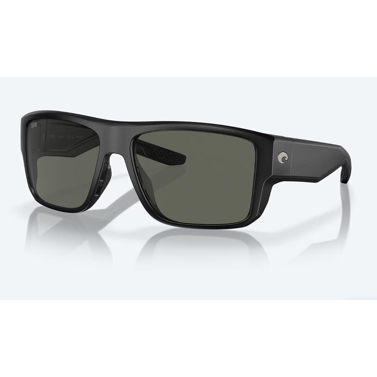 Costa Del Mar Taxman Matte Black / Gray Polarized Glass 580G