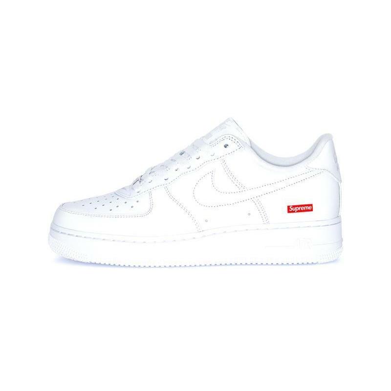 Nike Air Force One 1 Low Supreme White Red Box Logo CU9225-100 AF1 9