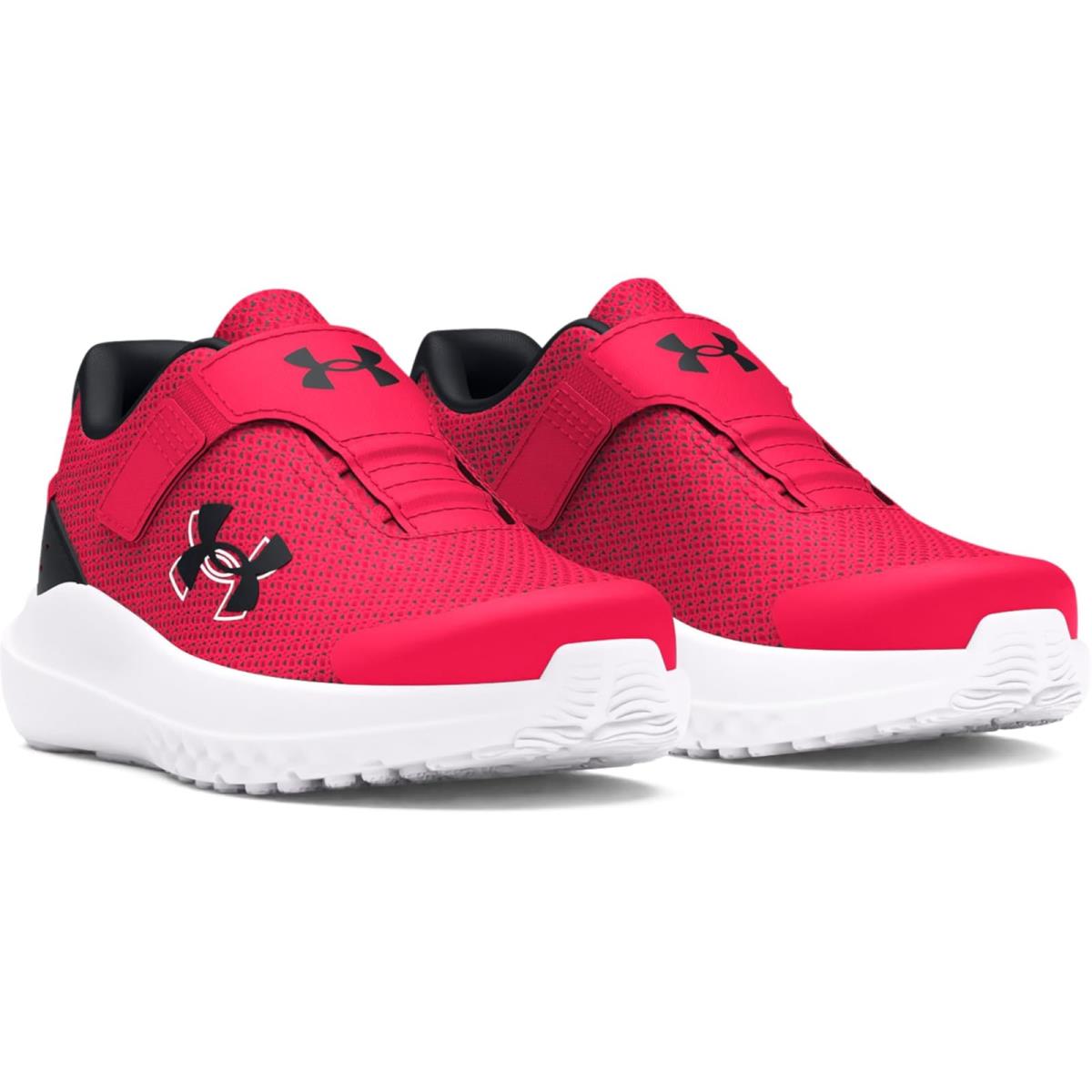 Boy`s Shoes Under Armour Kids Infant Surge 4 Alternate Closure Toddler Red/Black/Black