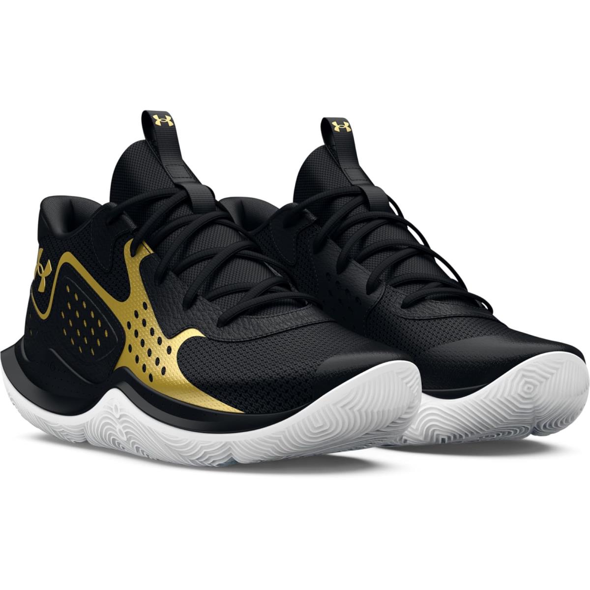 Unisex Sneakers Athletic Shoes Under Armour Jet `23 Black/Metallic Gold/Metallic Gold