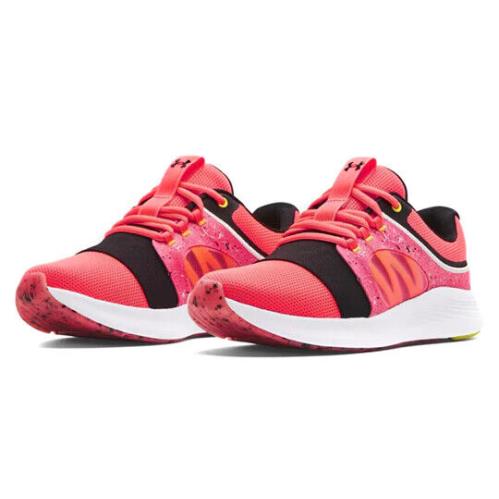 Under Armour Women`s Charged Breathe Bliss `paint Splatter` - Pink/white