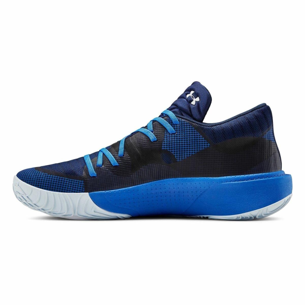 3021263-400 Mens Under Armour Spawn Low Basketball Sneaker