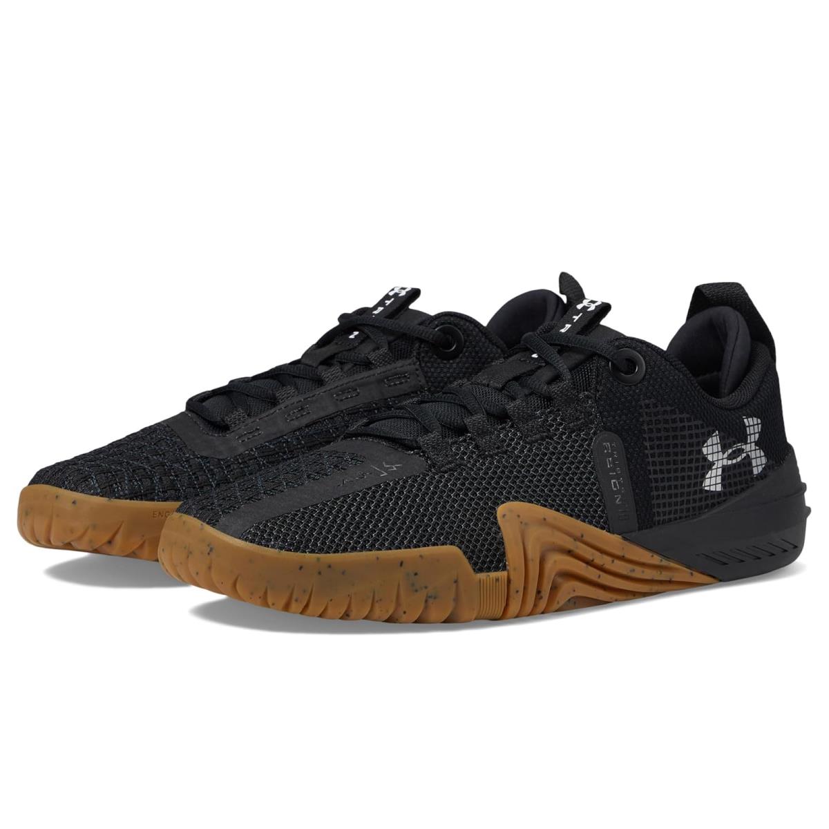 Man`s Sneakers Athletic Shoes Under Armour Tribase Reign 6 Black/Anthracite/Metallic Silver