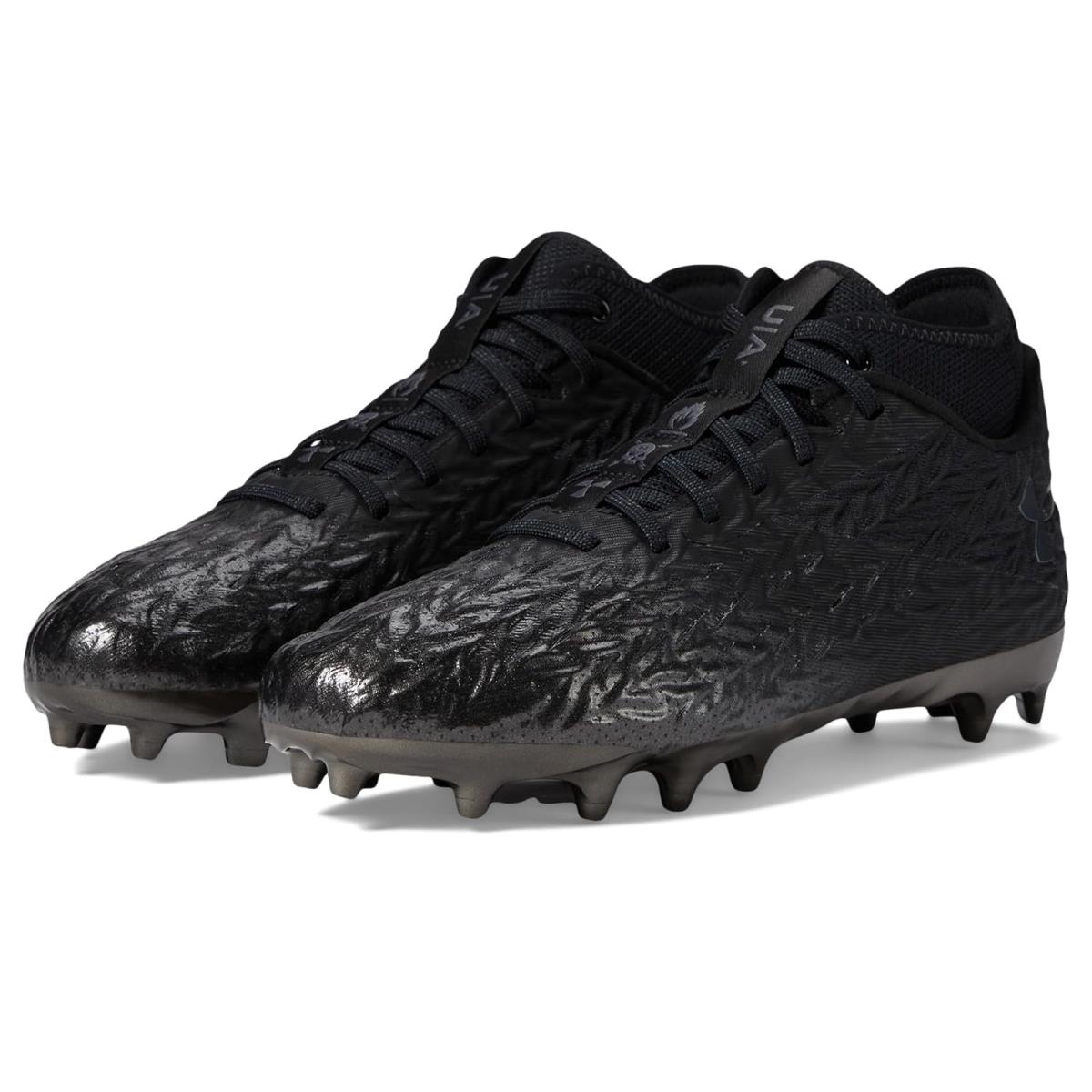 Man`s Sneakers Athletic Shoes Under Armour Spotlight 4.0 MC Black/Metallic Gunmetal/Metallic Gunmetal