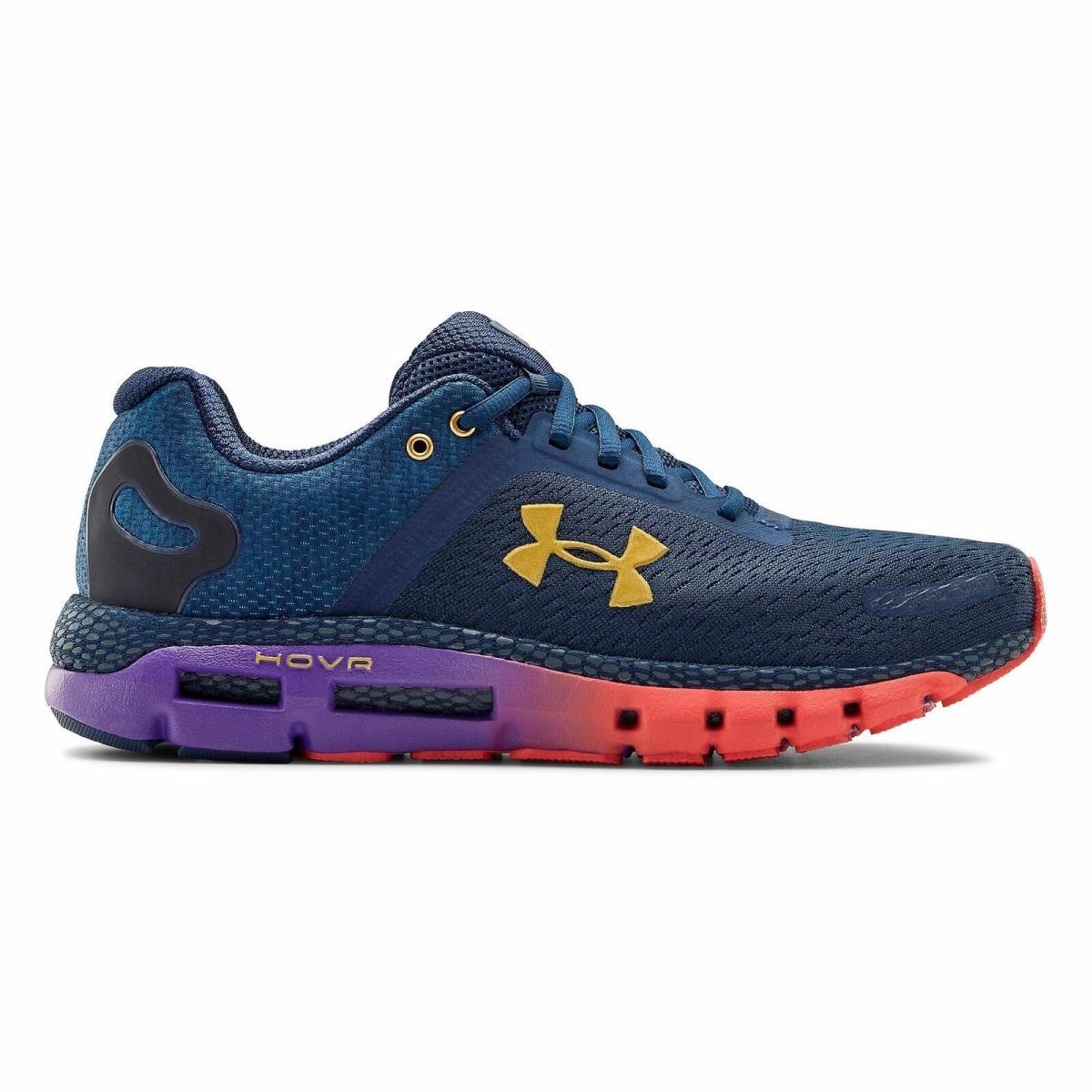 3022587-403 Mens Under Armour Hovr Infinite 2 - Blackout Navy-Purple Pop-Metallic Gold Luster