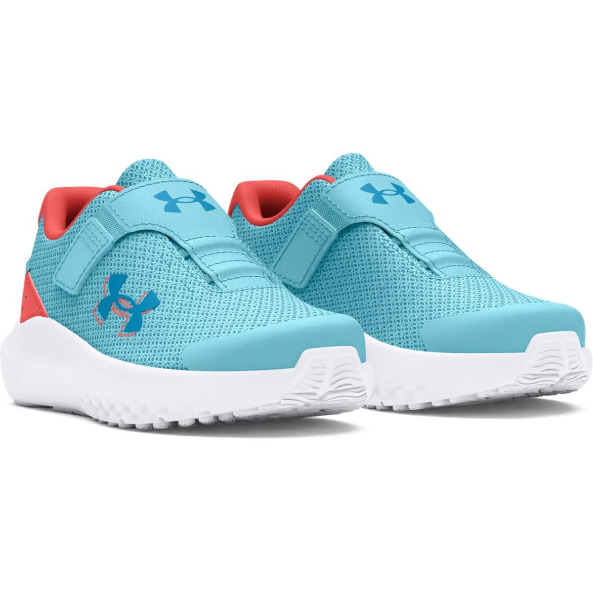 Girl`s Shoes Under Armour Kids Surge 4 Alternate Closure Toddler Sky Blue/Coho/Capri