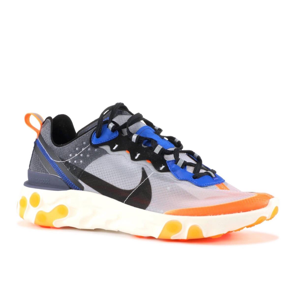 Men`s Nike React Element 87 Athletic Fashion Sneakers AQ1090 004 - Multicolor