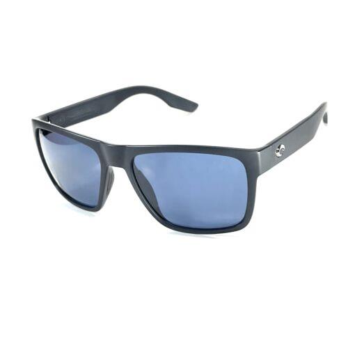 Costa Del Mar Paunch XL Sunglasses Matte Black Frame Gray Plastic 580P Lens - Frame: Black, Lens: GRAY
