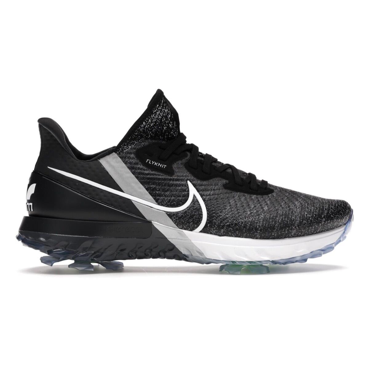 Men`s Nike Air Zoom Infinity Tour Golf `black` Athletic Sneaker CT0540 001 - Black/Off Noir/Metallic Platinum/White