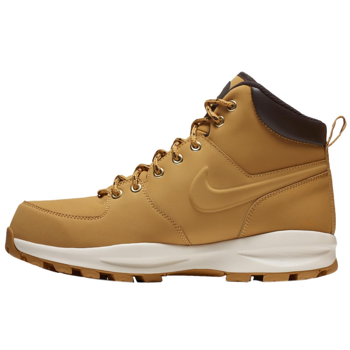 Nike Manoa Mens Leather Winter Work Hiking Sneaker Boots Wheat All Sizes - Beige