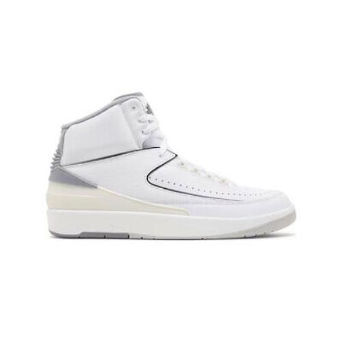 Nike Men`s Air Jordan 2 DR8884-100 White/cement Grey/sail/black SZ 7-15