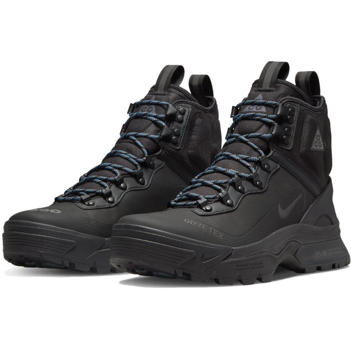 Nike Men`s Acg Zoom Gaiadome Gore-tex `triple Black` Boots DD2858-001