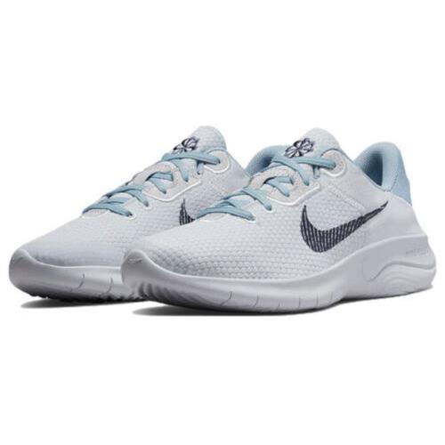 Men`s Nike Flex Experience Run 11 Next Nature `pure Platinum` DD9284 006 - Pure Platinum/Worn Blue/Thunder Blue