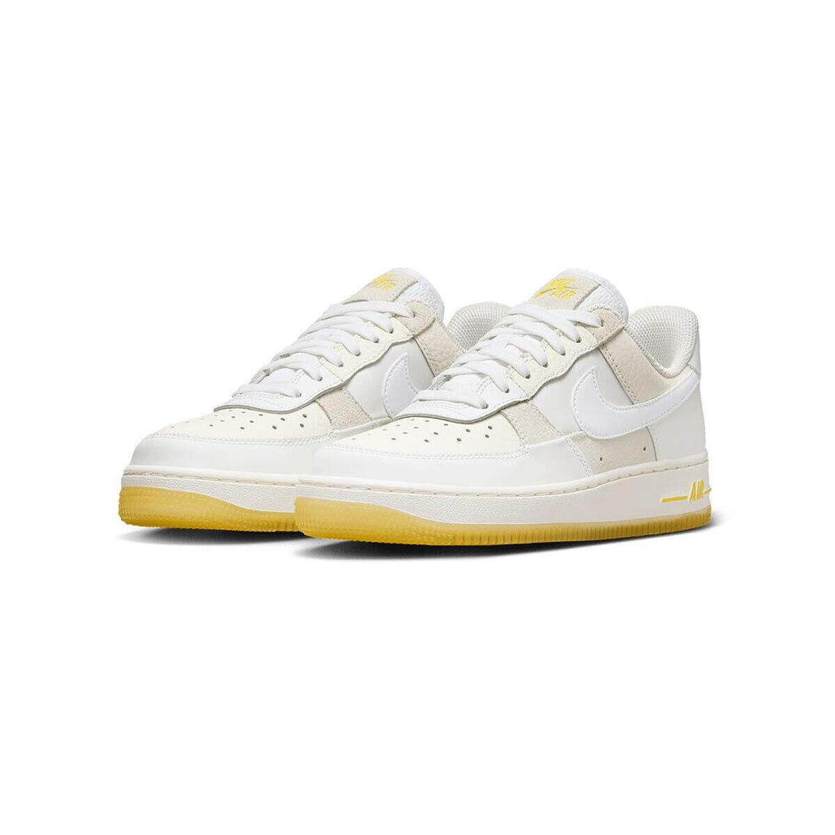 Nike Women`s Air Force 1 Low `07UV Reactive Patchwork FQ0709-100 White SZ 4-15 - White Multicolor