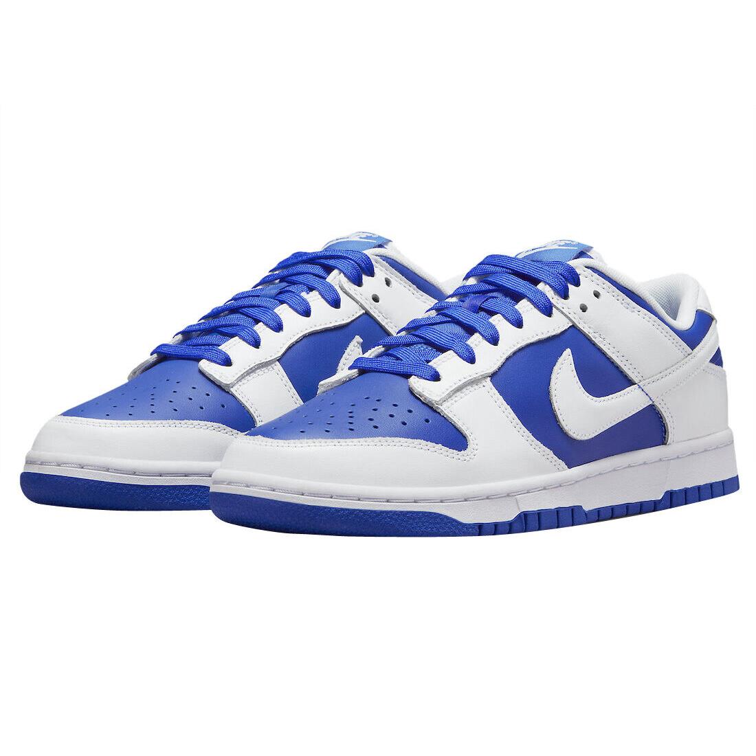 Men`s Nike Dunk Low Racer Blue White Fashion Sneakers dd1391 401