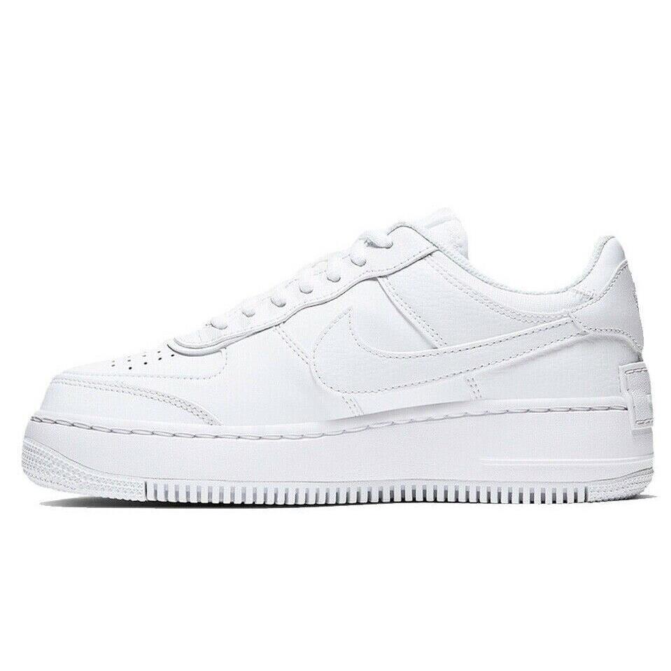 Women`s Nike Air Force 1 Shadow White/white-white CI0919 100 - White/White-White