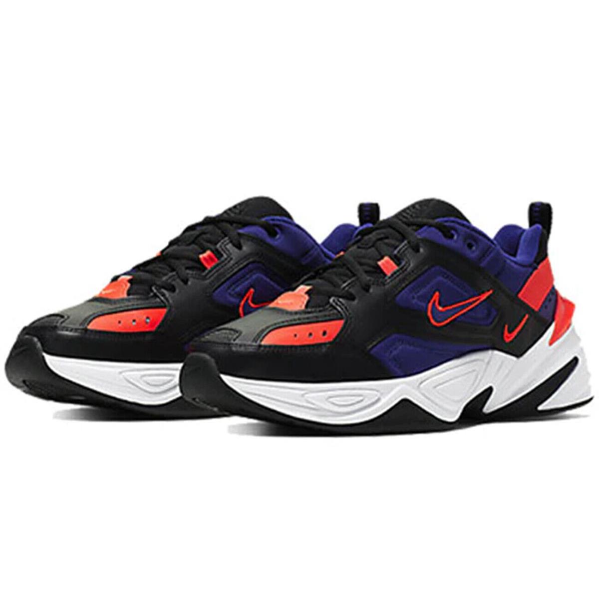 Nike M2K Tekno AV4789 006 Deep Royal Crimson Men`s Running Sneakers - Red