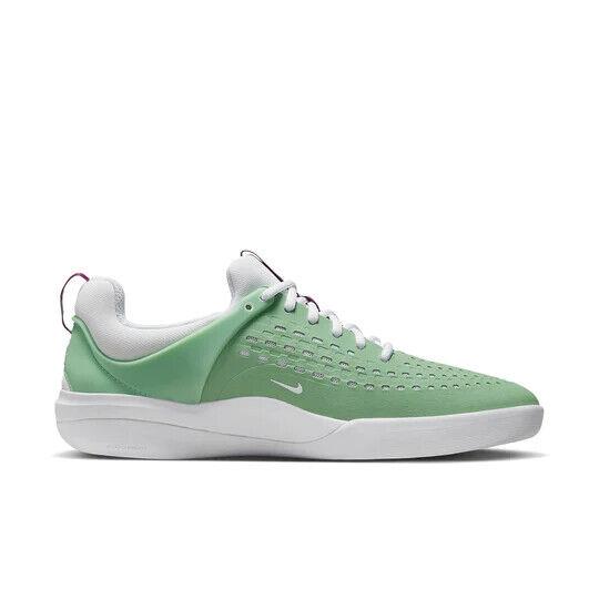 Nike SB Zoom Nyjah Free 3 Enamel Green White Sneakers DJ6130-300 Men`s 8.5-11 - Green