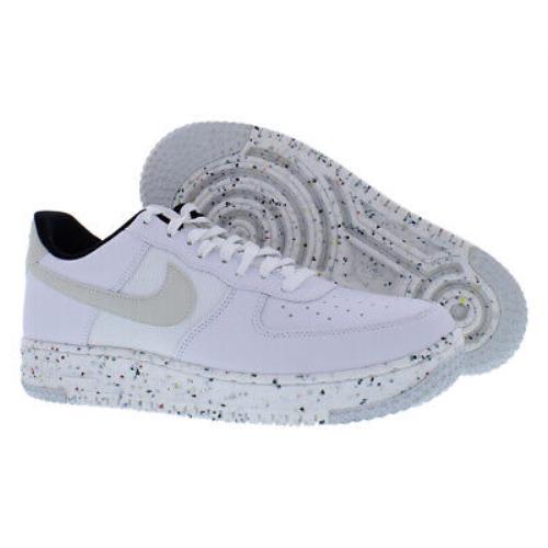 Nike Air Force 1 Crater NN Unisex Shoes - White/Light Bone/Volt/Black, Main: White