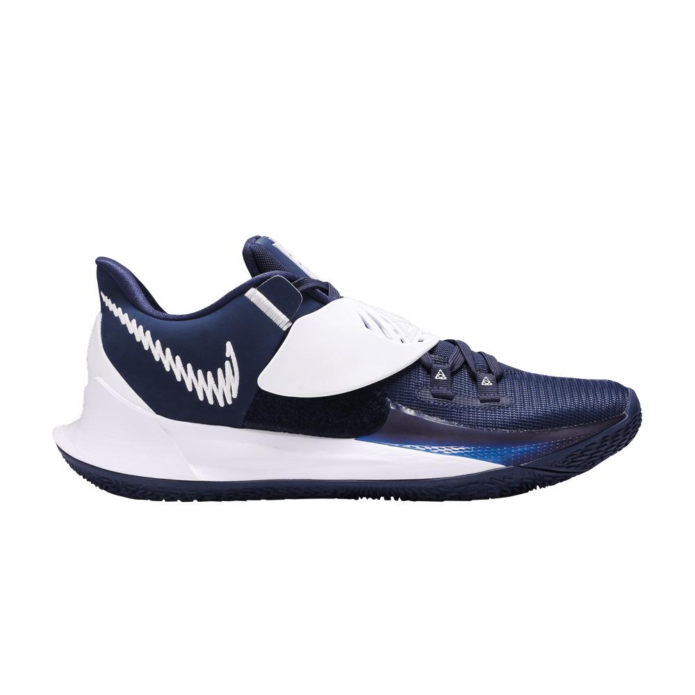 Men`s Nike Kyrie Low 3 TB Promo `midnight Navy` Athletic Basketball CW4147 402 - Midnight Navy/White