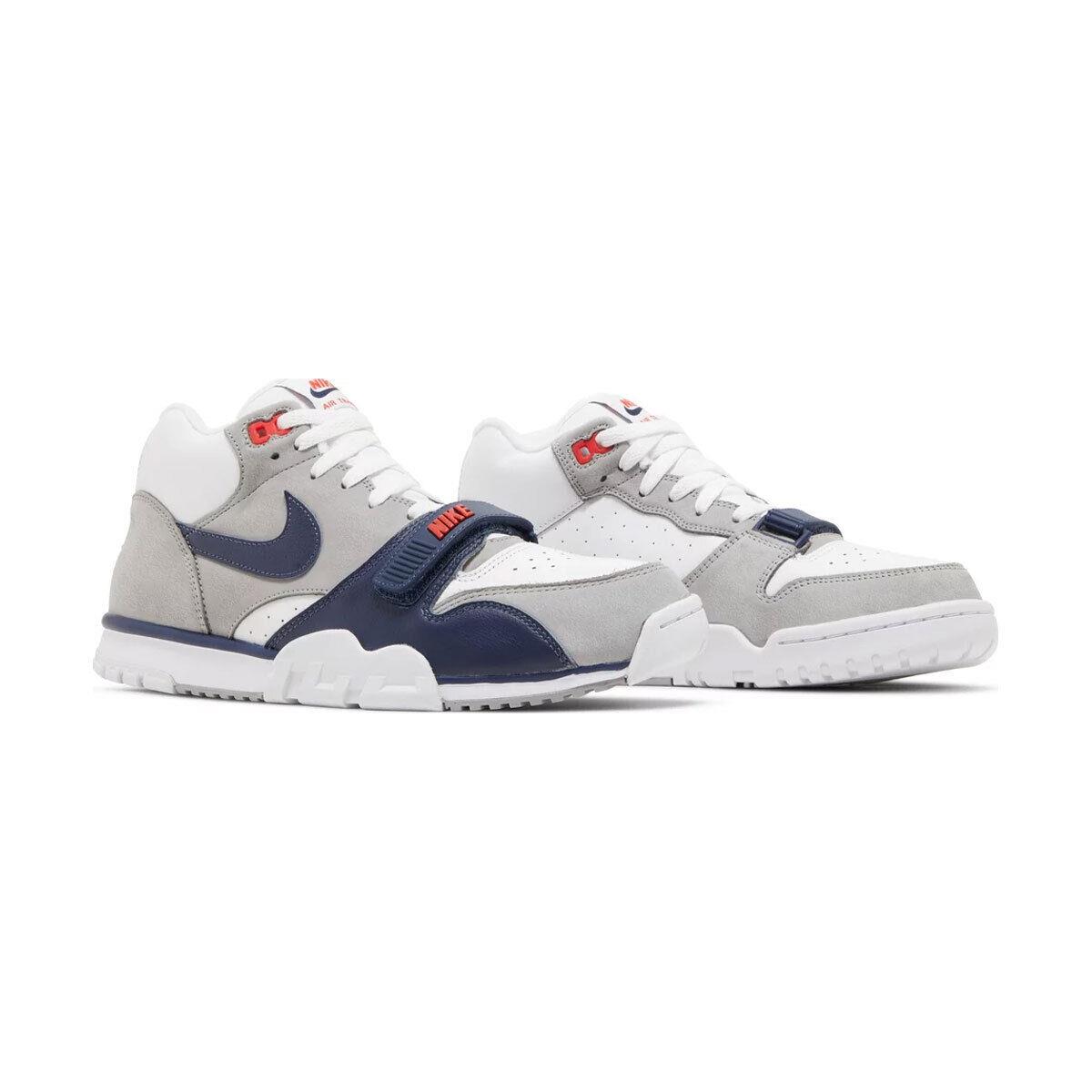 Nike Men`s Air Trainer 1 DM0521-101 White/midnight Navy/medium Grey SZ 4-15 - White/Midnight Navy/Medium Grey