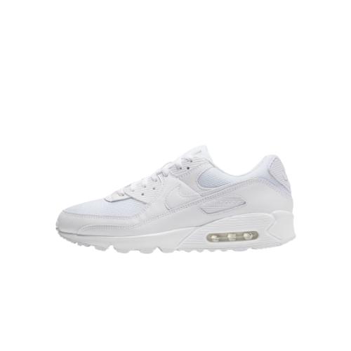 CN8490-100 Nike Men`s Air Max 90 Triple White Sneakers