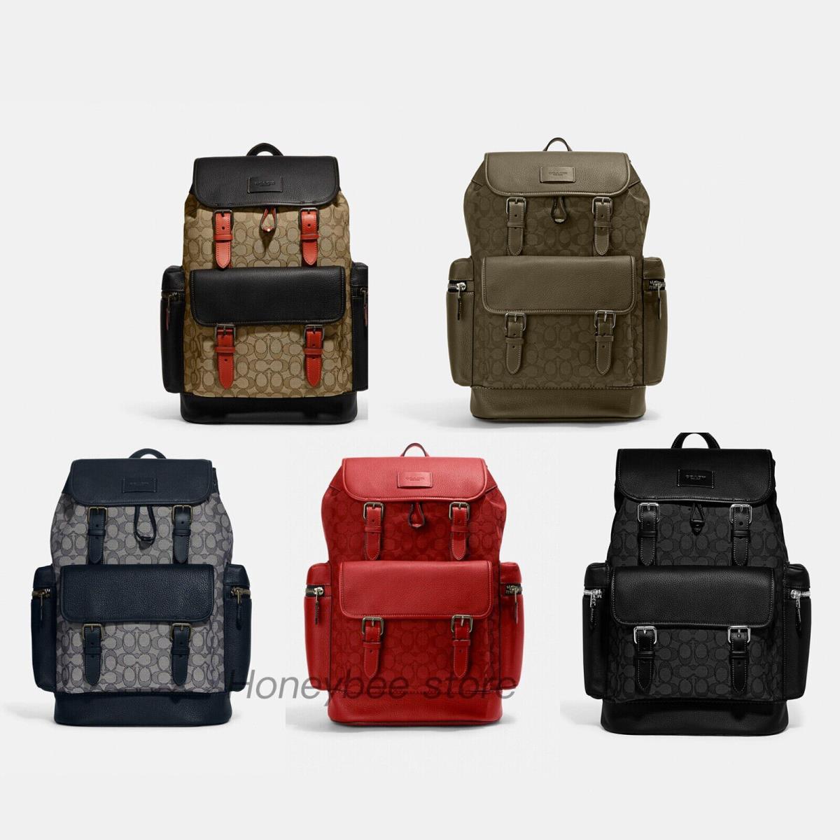 Coach Men`s Sprint Backpack In Signature Jacquard CE523